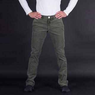 Elegantní zelené pánské kalhoty Armani Jeans Velikost oblečení: 48