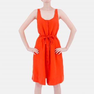 Krásné oranžové šaty Armani Jeans Velikost oblečení: 36