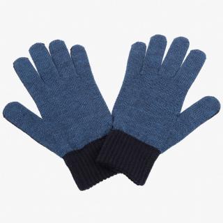 Modré rukavice Armani Jeans Standardní velikosti: L
