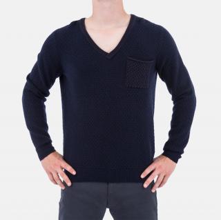 Modrý značkový svetr Armani Jeans Standardní velikosti: L