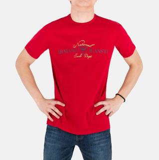 Pánské červené tričko Armani Jeans Standardní velikosti: XXXL