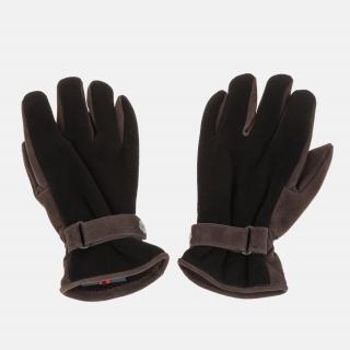 Pánské luxusní rukavice Armani hnědé Standardní velikosti: L