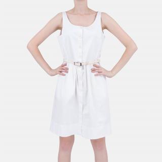 Propínací šaty Armani bílé Velikost oblečení: 42