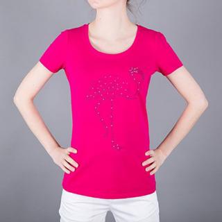 Růžové dámské tričko Armani Jeans Standardní velikosti: L