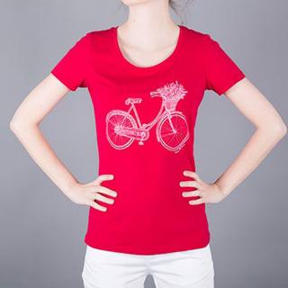 Tričko dámské AJ červené Standardní velikosti: L