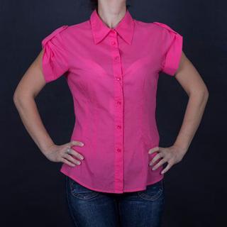 Značková dámská košile Armai růžová Velikost oblečení: 40
