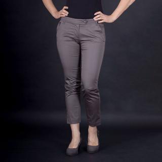 Značkové dámské kalhoty Armani hnědé Velikost oblečení: 34