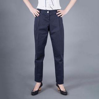 Značkové dámské kalhoty Armani Jeans modré Velikost oblečení: 40