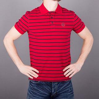 Značkové pánské AJ polo tričko červené Standardní velikosti: S
