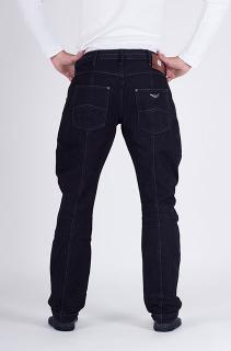 Značkové pánské modré džinové kalhoty Armani Jeans Velikost oblečení: 48
