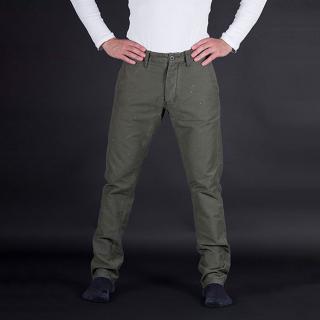 Značkové pánské zelené kalhoty Armani Jeans Velikost oblečení: 50