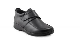 Arcopedico 7521 01 Onix - vycházkové kožené boty na suchý zip Barva: Černá, Velikost: 39