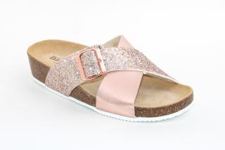 Bio Bio 77574 dámské pantofle na klínu rosso pink Barva: Růžová, Velikost: 40