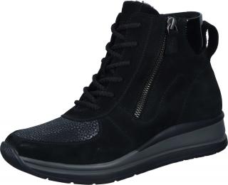 Comfortabel 990599 01 dámská kotníková kožená obuv černá Barva: Černá, Velikost: 38