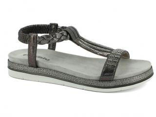 Inblu SA 33 045 dámské sandály černá metal Barva: Černá, Velikost: 39
