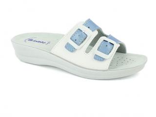 Inblu VR 46 008 dámské pantofle bílo modrá Barva: Bílá, Velikost: 35