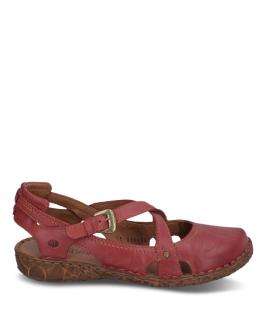 Josef Seibel Rosalie 13 kožené dámské sandále červená Barva: Červená, Velikost: 42