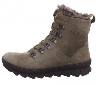 Legero 2-503-75 dámská zimní obuv Novara GoreTex zelená Barva: Zelená, Velikost: 38,5