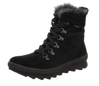 Legero 2-530-00 dámská zimní kožená obuv GoreTex Novara černá Barva: Černá, Velikost: 40