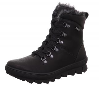 Legero 2-530-01 dámská zimní kožená obuv GoreTex Novara černá Barva: Černá, Velikost: 38