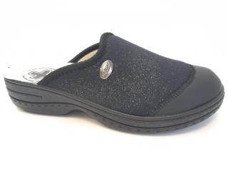 Medi Line 553 dámská domácí obuv černá Barva: Černá, Velikost: 37