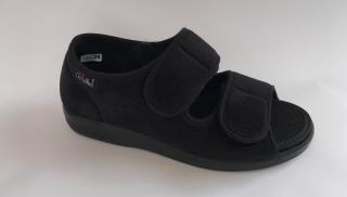 MJ 513 dámské zdravotní sandály černá šíře H Barva: Černá, Velikost: 40