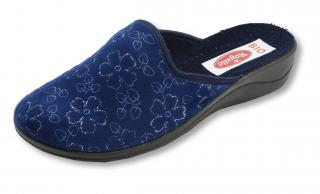 Rogallo 28180 dámská domácí obuv modrá vzor Barva: Modrá, Velikost: 40