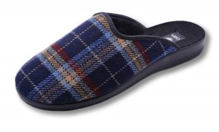 Rogallo 4100-123 pánské domácí pantofle Barva: Modrá, Velikost: 42
