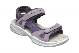 Santé 61606 dámské kožené sportovní sandály fialová Barva: Fialová, Velikost: 40