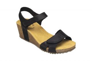 Santé IB/5611 dámské kožené sandály MOKA tmavě hnědá Barva: Hnědá, Velikost: 38