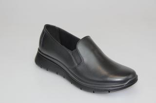 Santé IC/256300 dámská vycházková kožená obuv černá šíře H Barva: Černá, Velikost: 38