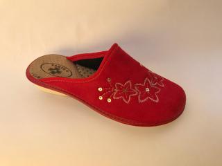 Santé LX/514 dámská domácí obuv červená Barva: Červená, Velikost: 39