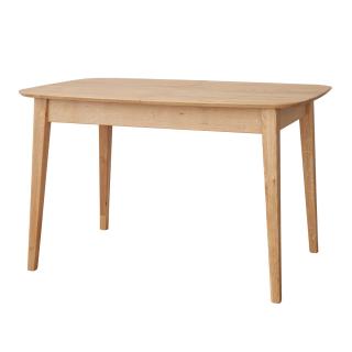 Rozkládací jídelní stůl Orbetello 80x120 až 165 cm, Dub, masiv