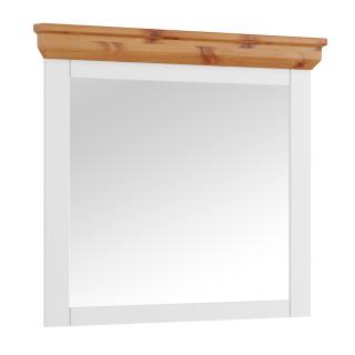 Zrcadlo Marone Elite 80x109 cm, bílá-dřevo, masiv, borovice