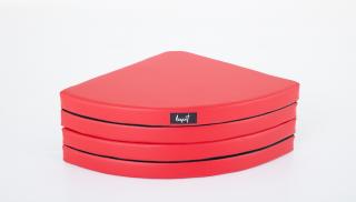 Pole Dance STANDARD žíněnka (kulatá) - 150 cm (různé barvy) Červená, 12 cm
