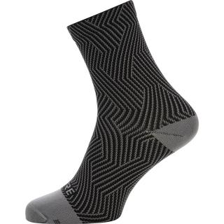 C3 Optiline Mid Socks Graphite Grey/Black Velikost: 41-43