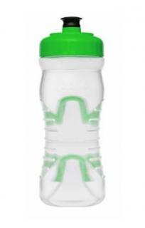 Fabric Water Bottle Barva: clear/green cap, Objem: 0,6l