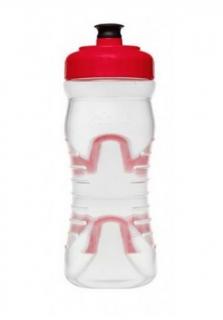 Fabric Water Bottle Barva: clear/red cap