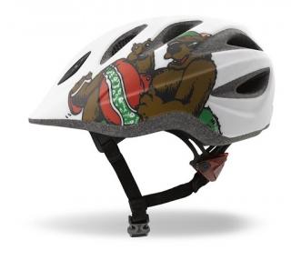 Giro Rascal mat white california bear Velikost: S-M (46-50), Barva: mat white california bear