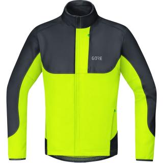 GORE C5 WINDSTOPPER Thermo Trail Jacket Velikost: L, Barva: neon yellow/black