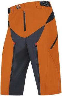 GORE Fusion 2.0 Shorts+ Blaze Orange/Raven Brown Velikost: M
