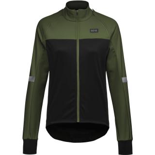 GORE Phantom Womens Jacket Black/Utility Green Velikost: M