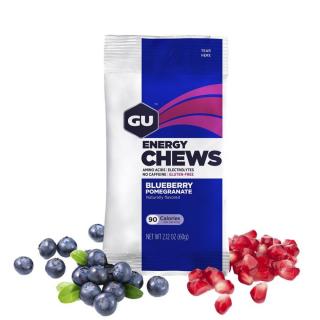 Gu Energy Chews Příchutě: Blueberry/Pomegranate