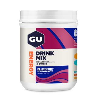Gu Hydration Drink Mix Příchutě: Blueberry/Pomegranate, Velikost balení: 849g