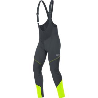 Kalhoty Gore C3 Windstopper Bib Tights+ Blaclk/Fluo 9070F Velikost: L