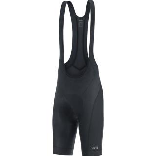 Kraťasy Gore C3 Optiline BIB Shorts+ Black Velikost: L