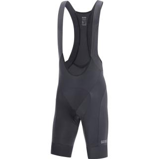 Kraťasy Gore C5 Optiline Bib Shorts+ Black Velikost: XL