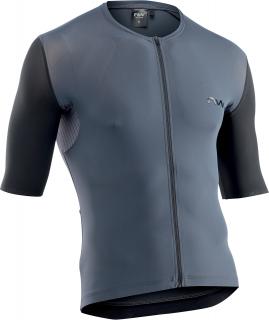 NORTHWAWE Extreme Jersey Short Sleeve dark grey/black Velikost: L