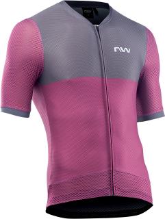 NORTHWAWE Storm Air Jersey Short Sleeve plum/dark grey Velikost: L