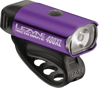 Přední světlo LEZYNE Hecto Drive 400XL Purple/Hi Gloss